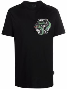 Philipp Plein футболка с принтом Snake