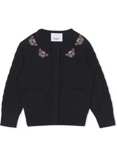 Burberry Kids шерстяной кардиган Thomas Bear