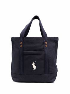 Polo Ralph Lauren сумка-тоут с вышитым логотипом