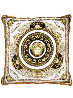 Versace двусторонняя подушка с принтом
