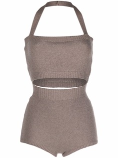 The Mannei merino-cashmere blend knitted set