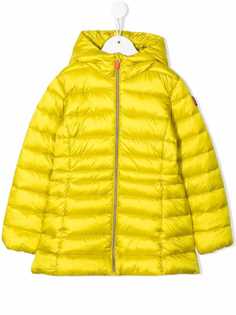 Save The Duck Kids пуховик с эффектом металлик