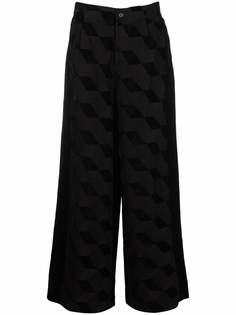 Uma Wang широкие брюки с узором