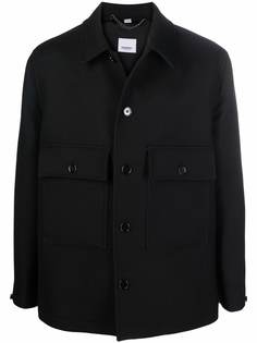 Burberry куртка-рубашка со вставками