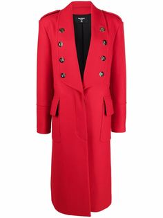 Balmain пальто с лацканами-шалькой