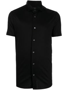 Emporio Armani рубашка с короткими рукавами и логотипом