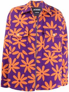 Jacquemus куртка-рубашка с цветочным принтом