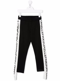 Gaelle Paris Kids спортивные брюки с логотипом