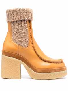 Chloé ботинки челси на платформе Chloe