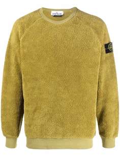 Stone Island флисовая толстовка с нашивкой Compass