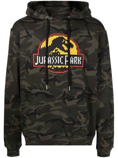 Mostly Heard Rarely Seen 8-Bit худи с принтом Jurassic Park