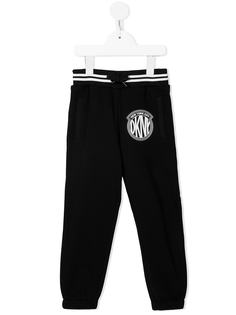 Dkny Kids спортивные брюки с нашивкой-логотипом