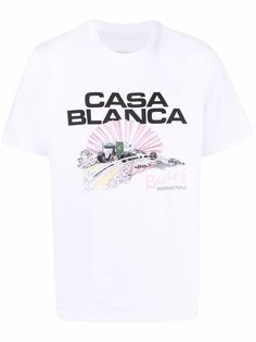 Casablanca футболка с логотипом