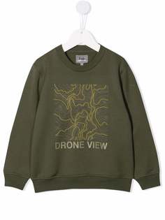 Il Gufo толстовка с круглым вырезом и графичным принтом