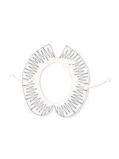 Mi Mi Sol нагрудник с контрастной строчкой