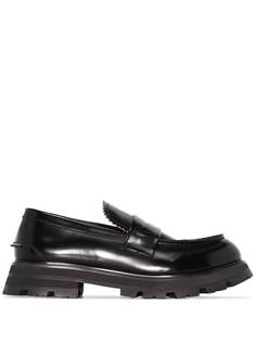 Alexander McQueen пенни-лоферы на массивной подошве