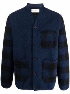 Universal Works клетчатая рубашка на пуговицах