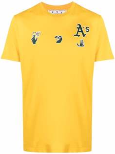 Off-White футболка Oakland Athletics из коллаборации с MBL