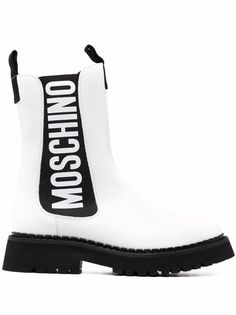 Moschino ботинки челси с логотипом