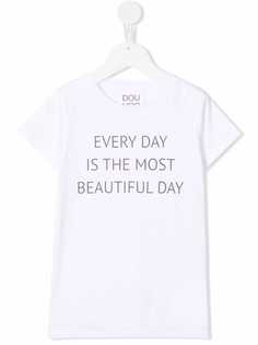 Douuod Kids футболка Everyday Is The Most Beautiful Day