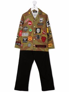 Dsquared2 Kids комплект из брюк и рубашки
