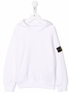 Stone Island Junior худи с нашивкой-логотипом