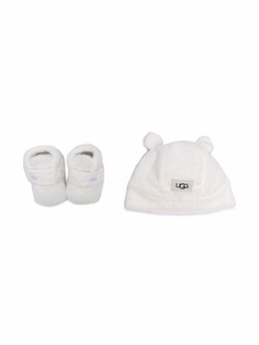 UGG Kids комплект из шапки бини и пинеток