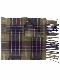 Barbour шарф в клетку тартан