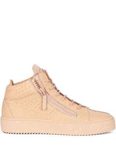 Giuseppe Zanotti кеды Kriss со змеиным принтом