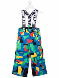 Stella McCartney Kids комбинезон с абстрактным принтом