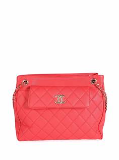 Chanel Pre-Owned стеганая сумка-тоут Shopping