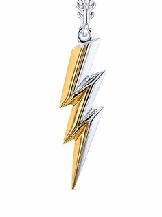 True Rocks серебряное колье с позолоченной подвеской