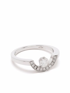 Loyal.e Paris кольцо Intrépide Petit Arc из белого золота с бриллиантами