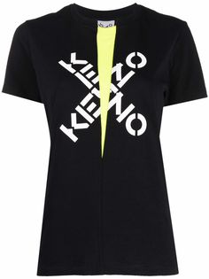 Kenzo футболка с принтом Big X