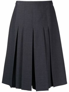Maison Margiela юбка миди со складками
