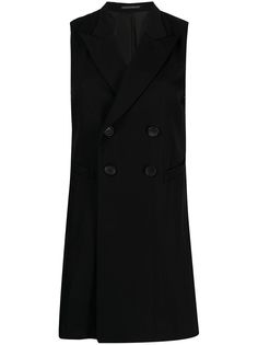 Yohji Yamamoto блейзер без рукавов