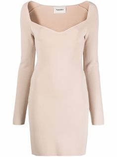 Nanushka платье мини Leah с U-образным вырезом
