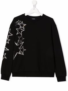 Balmain Kids джемпер с круглым вырезом и принтом