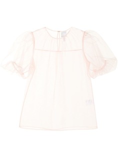 Huishan Zhang шелковая блузка