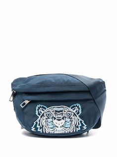 Kenzo поясная сумка с вышивкой Tiger