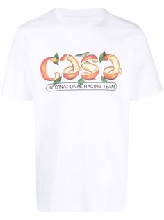 Casablanca футболка Orange Peel из органического хлопка