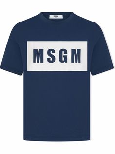 MSGM Kids футболка с логотипом