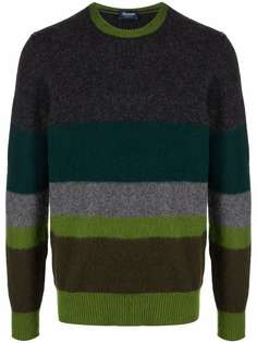 Drumohr полосатый джемпер с круглым вырезом