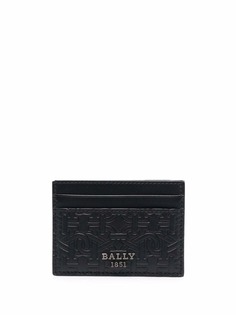 Bally картхолдер с тисненой монограммой