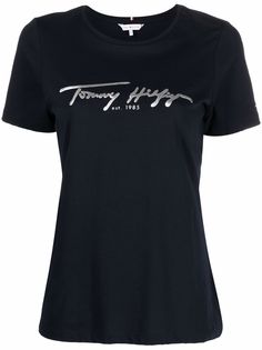 Tommy Hilfiger футболка из органического хлопка с логотипом