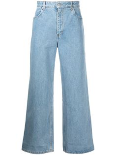 Eckhaus Latta широкие джинсы с завышенной талией