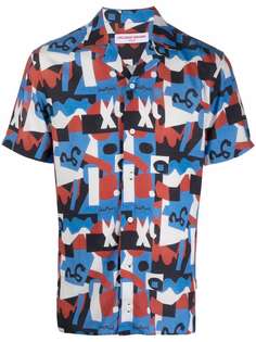Orlebar Brown рубашка с геометричным принтом