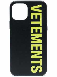 VETEMENTS чехол для iPhone 12 Pro с логотипом