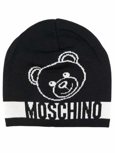 Moschino шапка бини с логотипом