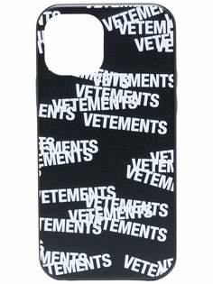 VETEMENTS чехол для iPhone 12 Pro с логотипом